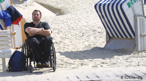 Bild Markus im Rollstuhl